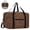 Leopard Print, variant on 2 Pack Leopard Print Travel Duffel Bags for Women,Airline Approved Carry on Luggage, Lightweight Personal Item Bag with Trolley Sleeve,Waterproof Overnight Weekender Bag(White,Brown)