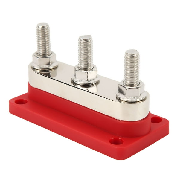 Barra De Distribución De Batería, Estructura Duradera Resistente Del Bloque De Distribución De Energía 12-48V 600A Para Automóvil