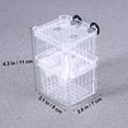 thumbnail image 2 of OULII Aquarium Hatching Box Transparent Fish Tank Hatchery Incubator 1Set, 2 of 8