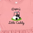 thumbnail image 4 of Inktastic Papa Little Golf Caddy Girls Toddler Dress, 4 of 5