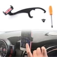 thumbnail image 1 of 360°Rotation Car Phone Mount Cradle Holder Stand For Mini Cooper R60 R61 Gray, 1 of 8