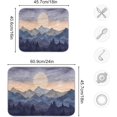 thumbnail image 3 of Blue Mountain Dish Drying Mat, Absorbent Microfiber Pad Protector For Kitchen Counter Top Mat Dish Drainboard 18x24in Home Decor, 3 of 7