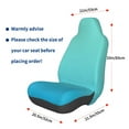 thumbnail image 3 of Naloa Teal Turquoise Car Seat Covers Universal Front Seat Coves for Car Accessories ,Padded Car Covers for Automotive, SUV, Truck, and Van, 3 of 5