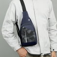 thumbnail image 4 of Men's Shoulder Bag Chest Backpack Crossbody Bag Women's Crossbody Bag Large Capacity Commuting Backpack Outdoor Cycling Travel Backpack, 4 of 6