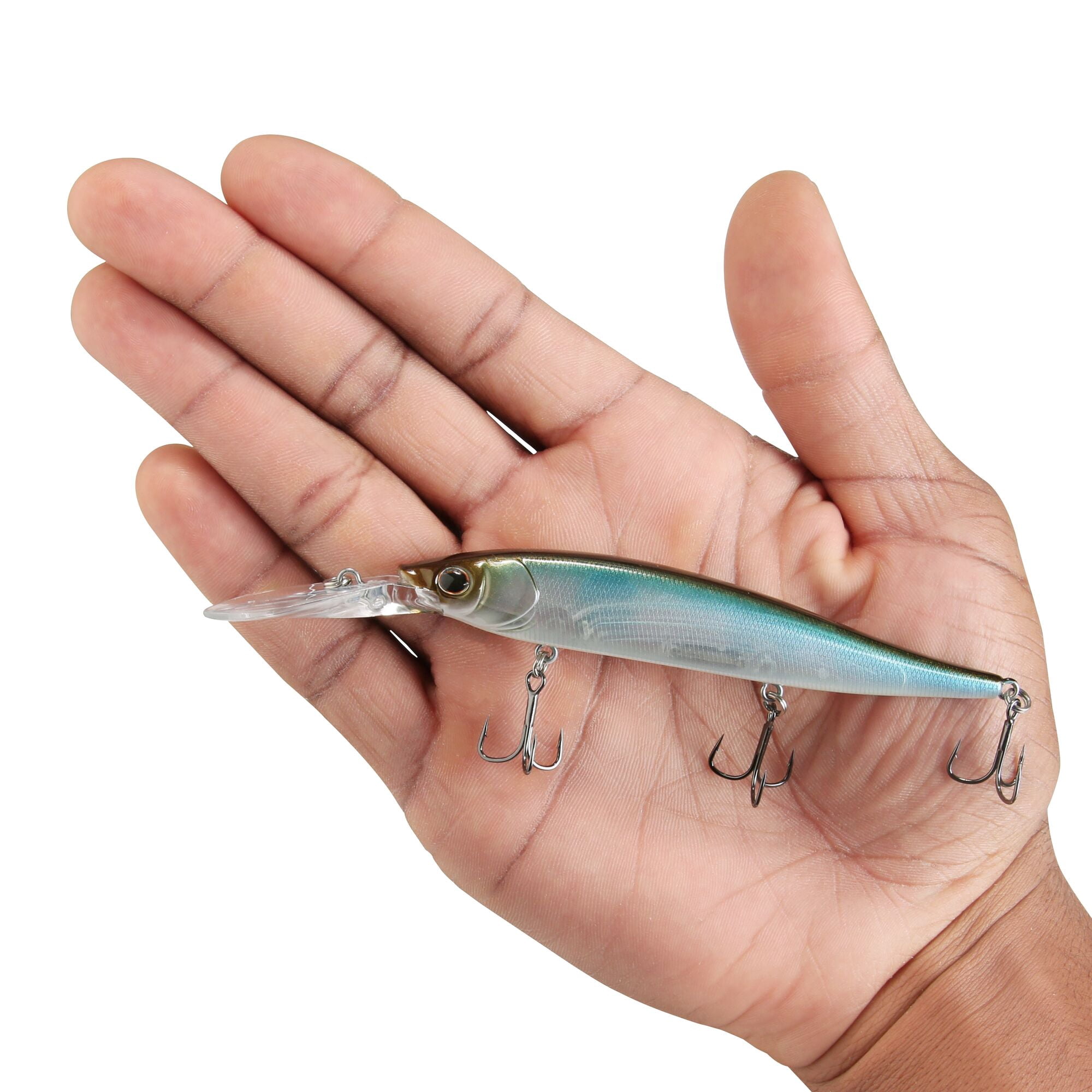 Berkley Stunna, 4.4 in, Jerkbaits, Stealth Minnow (1 Count)