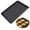 Black, variant on Bxaolu 1 Pack Rectangle Baking Pan, Non-Stick Steel&nbsp;Cake Pans for Oven, 9.5 x 7 Inch Cookie Sheet Tray for Lasagna Casserole Bread, Back-S