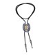 thumbnail image 5 of Elegante Bolo Tie de vaquero occidental con colgante Camisa de cuerda de cuero s Joyas para vestidos Accesorio de ropa de baile , R R Hugo Corbata de hombre, 5 of 10