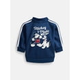 thumbnail image 3 of Mickey and Friends Baby Boys Full Zip Tracksuit, 2-Piece, Sizes 0/3M-24M, 3 of 8