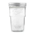 thumbnail image 3 of Vasos de vidrio Ball 4 Piezas Mason Jars 16 Onzas boca ancha con Tapa Vintage, 3 of 5