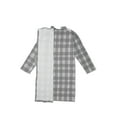 thumbnail image 3 of Men's Adaptive Open Back Grey Check Gown, 3 of 6