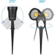 thumbnail image 2 of 4PCS Iluminación COB para exteriores 5W 220V IP65 Foco ajustable impermeable Foco LED Lámpara de jardín Iluminación para caminos Plantas Balcón Terraza Hotel Césped Luz LED Blanco cálido, 2 of 5
