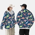 thumbnail image 4 of Lsque Dinosaur UPF 50+ Lightweight Sun Protection Men's Women's Long Sleeve Shirt, Hoodie Performance -XX-Large, 4 of 9