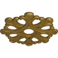thumbnail image 3 of Ekena Millwork 20 7/8"OD x 3 5/8"ID x 1"P Angel Ceiling Medallion (Fits Canopies up to 4 3/8"), Hand-Painted Gold, 3 of 7