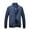 Z2-Dark Blue, variant on Men Big & Tall Jacket Zipper Pocket Ribbed Hem Non-hooded Sports Solid Top Coat