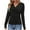Xmas01Black, variant on ylioge Long Sleeve Shirts for Women, Womens Spring Oversized Tops Solid Color V Neck Pleated Pullover Blouses for Women Dressy Casual Fall