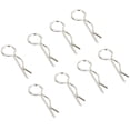 thumbnail image 1 of ZheElen Clip de Carrosserie en Acier Épaissi pour Rc Universel pour 1/10 Rc RGT 86100 86100JC FTX5579 Pièce de Voiture Rc, 1 of 6