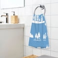 thumbnail image 5 of Cityscape Icons Pattern Soft 100% Cotton Towel, High Absorbency, Single Pack, 16" x 28", 5 of 7