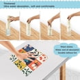 thumbnail image 3 of Yayeee 6 Pack Kitchen Dish Cloths Set for Washing Soft Drying Absorbent Microfiber Towels, Floral Patterns, 3 of 9
