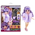thumbnail image 1 of Muñeca de moda Rainbow High Creative Crystals Violet Purple, 1 of 6