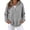 A-Gray, variant on Women's Oversized Quarter Zip Pullover Sweatshirt Long Sleeve Collar with Pockets Basic Casual Fall Everyday Top