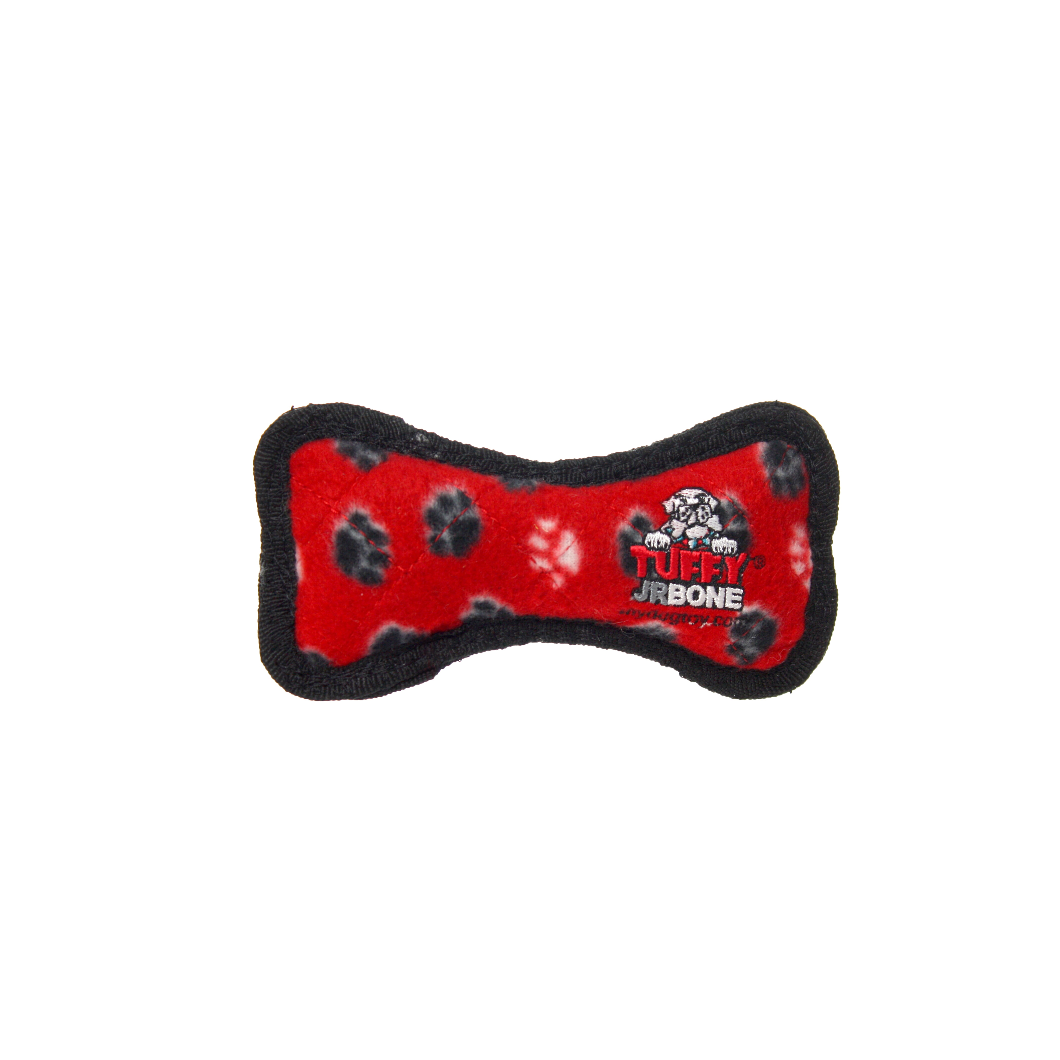 Tuffy Jr Bone Red Paw, Durable Dog Toy