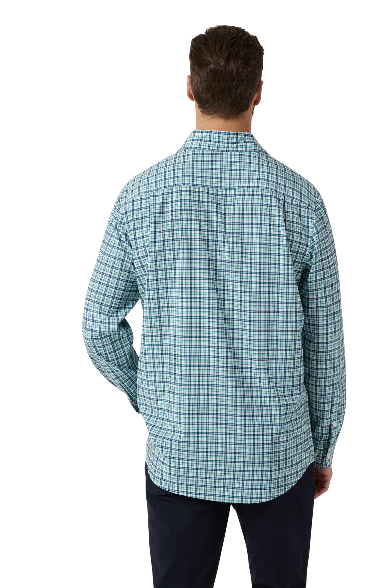 Chaps Men's & Big Men's Wrinkle Resistant Stretch Long Sleeve Button Down Shirt