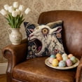 thumbnail image 6 of TanSiDing Cute Sheep Pillowcase Plush Animal Throw Pillow Cover Soft Nylon Decorative Accent Pillow for Home Decor Living Room Bedroom Sofa 17.72in, 6 of 6