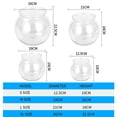 thumbnail image 5 of Cute Transparent Round Fishbowl Ball-shaped Anti-fall Shatterproof Aquarium for Weddings Living Room Desktop Home Decoration, 5 of 8