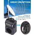 thumbnail image 3 of Radio de onda corta ZHIWHIS ZWS-700 con Bluetooth y reproductor MP3, 3 of 9