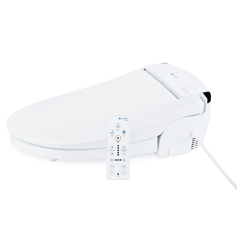 Brondell Swash SE600 Advanced Bidet Seat Round White w/ Remote Control