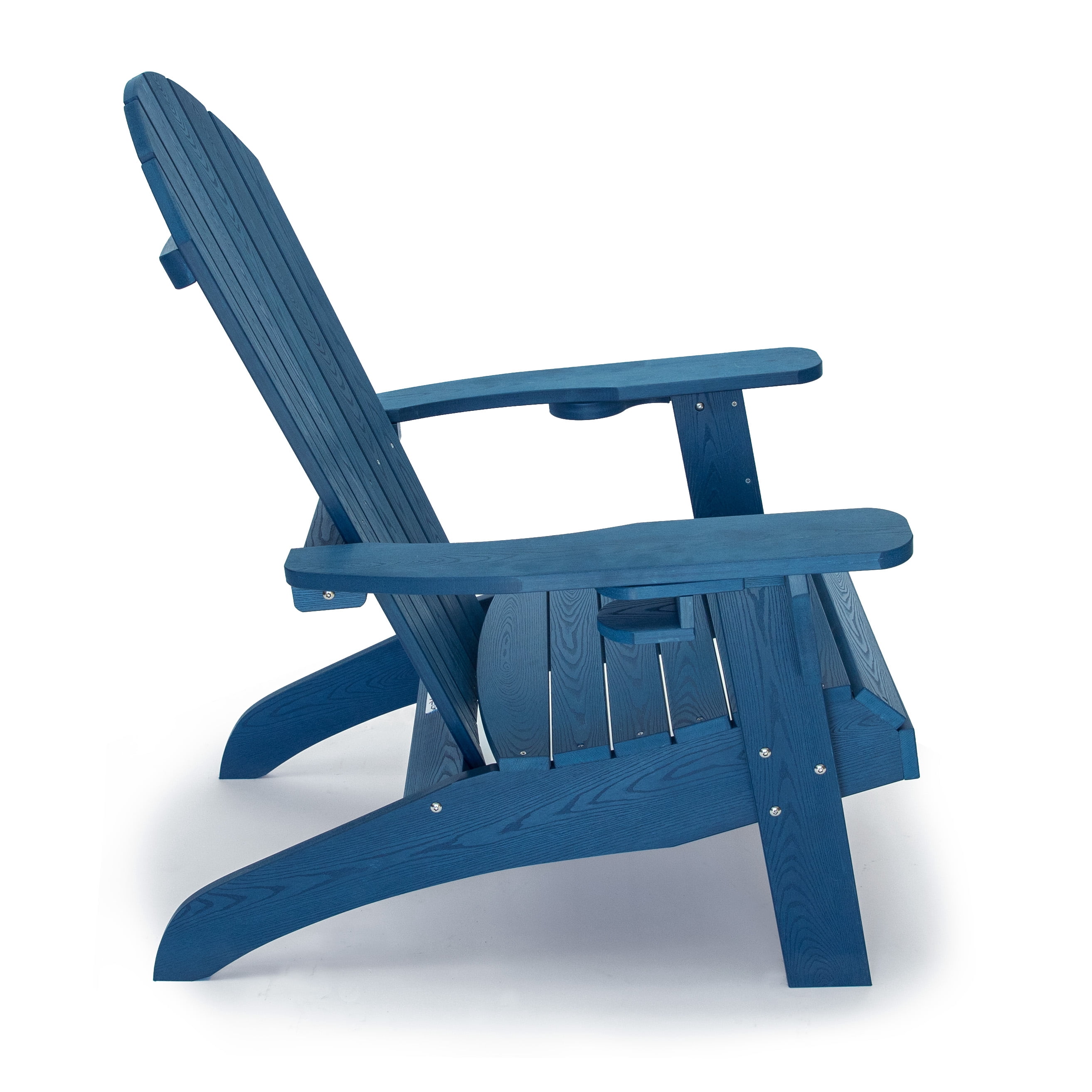 All Weather Outdoor Patio Adirondack Chair (Set of 2),Navy