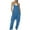 Dark Blue, variant on Hueook Suspender Jumpsuits for Women Plus Size Solid Color Loose Leg Pant With Pocket Fashion Casual Womens Jumpsuits 50% Off Clearance