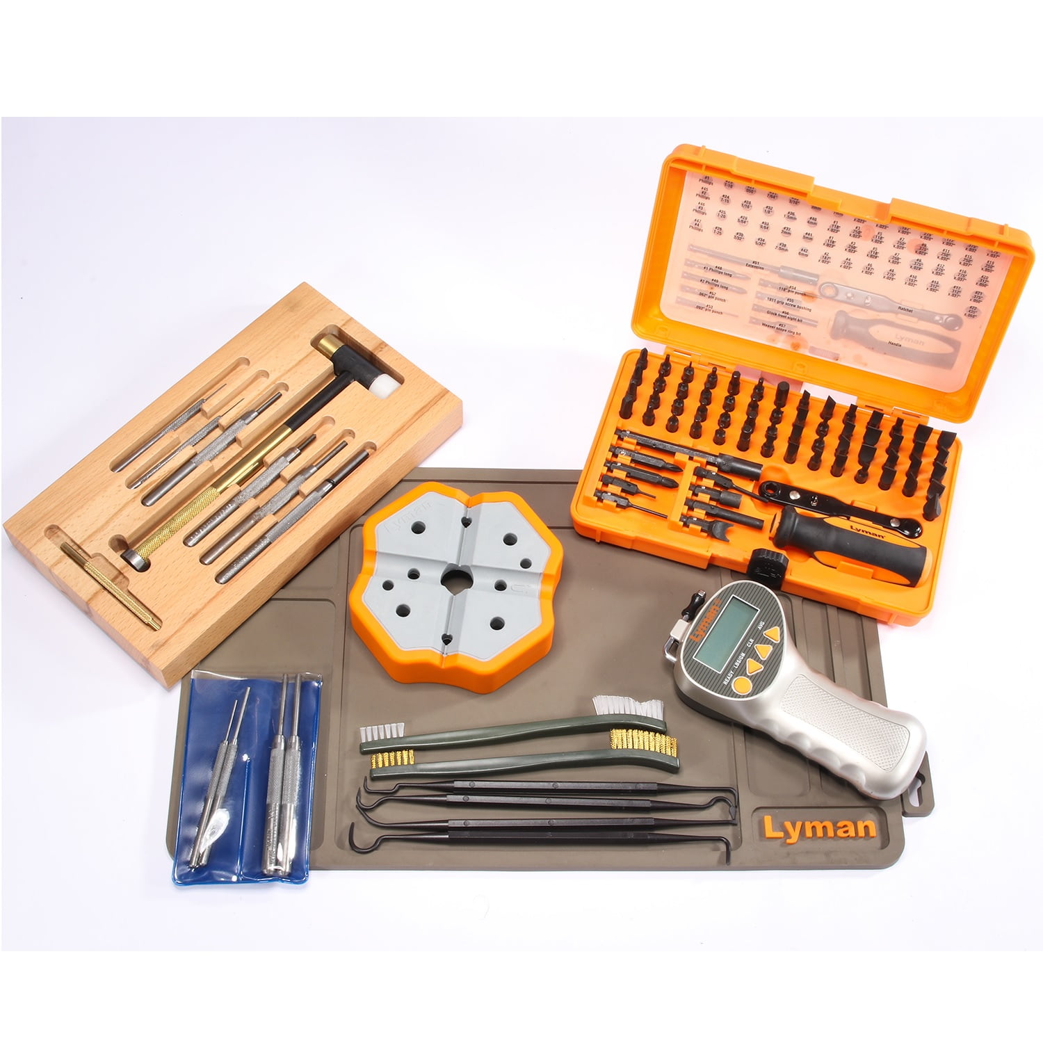 45 Pieces In Deluxe Storage Case Lyman® Master Gunsmith Tool Kit 