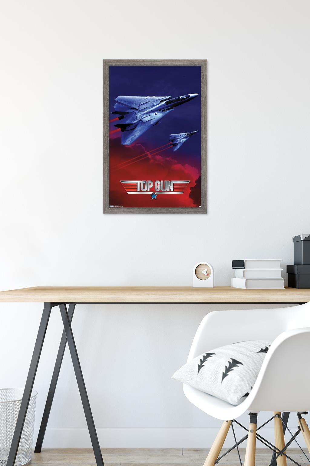 Top Gun - Wingman Wall Poster, 14.725" x 22.375" Framed