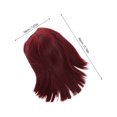 thumbnail image 2 of AURARMLET Natural Straight Short Wine Red Wig for Women Suitable for Parties and Cosplay, 2 of 7