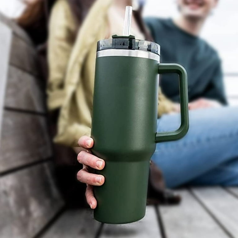 40 OZ Adventure Quencher Travel Tumbler with Straw, Stainless