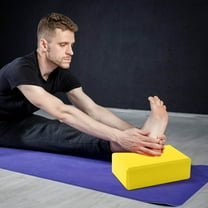 High-Density Non-Slip EVA Yoga Block for Stretching, Pilates & Dance | 9" x 6" x 3" Foam Brick for Enhanced Fitness & Flexibility Support