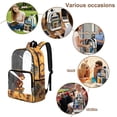 thumbnail image 4 of Xoenoiee Dachshund Skateboard Print Clear Backpack for Kids Girls Large Capacity Casual Daypack with Adjustable Padded Strap Heavy Duty Rucksack Transparent Bookbag Back to School Gifts for Teens, 4 of 7