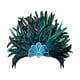 thumbnail image 3 of Tocado de plumas, diadema, disfraz, decoración, tocado de carnaval para Cian, 3 of 9