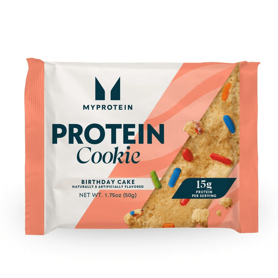 Myprotein Baked Protein Cookie Birthday Cake 15g Protein Nutrition Bars