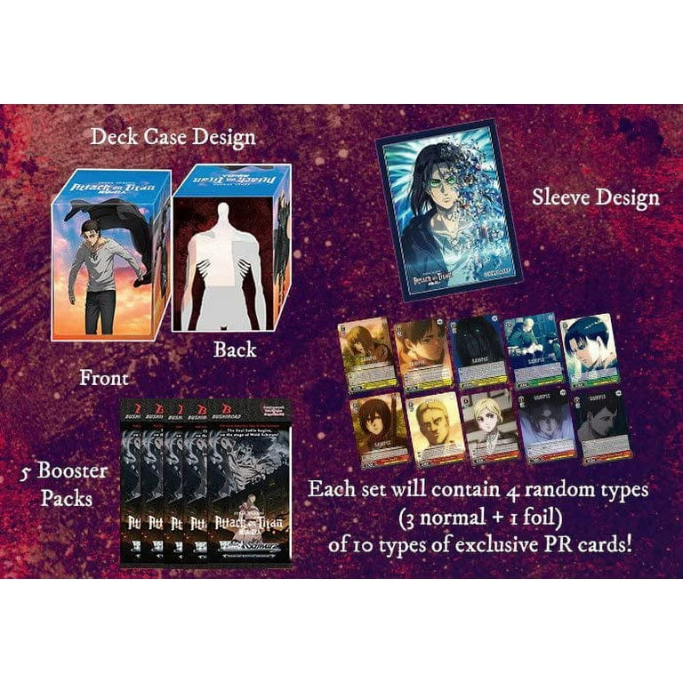 attack on titan card sleeves White Japanese Sleeves, Small TCG – TitanShield® Celebrate the holiday season in style with this Mosaic Tree Topper Attack on Titan - Battle
