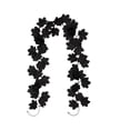 thumbnail image 2 of Fall Halloween Decoration for Home Indoor Outdoor Clearance Under $5.00!Halloween Dark-Themed Ornament Artificial Maple Leaf Thanksgiving Wall Hanging Artificial Maple Leaf With Black Wicker, 2 of 7