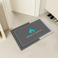 thumbnail image 4 of Tapete de baño Diatomite - Esterilla de piso súper absorbente y de secado rápido, alfombra antideslizante de baño, gris, 40x60cm / 50x80cm, 4 of 6