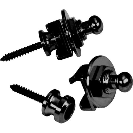 UPC 659814046669 product image for Schaller Guitar Strap Locks and Buttons (Pair) Black | upcitemdb.com