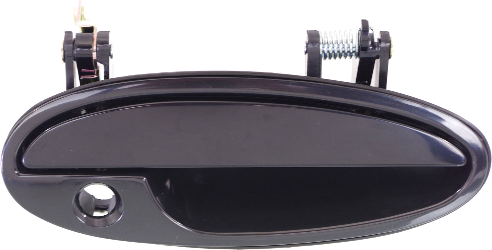 Replacement ARBP462111 Exterior Door Handle Compatible with 2000-2005 Buick LeSabre Pontiac Bonneville Front, Right Passenger Smooth Black