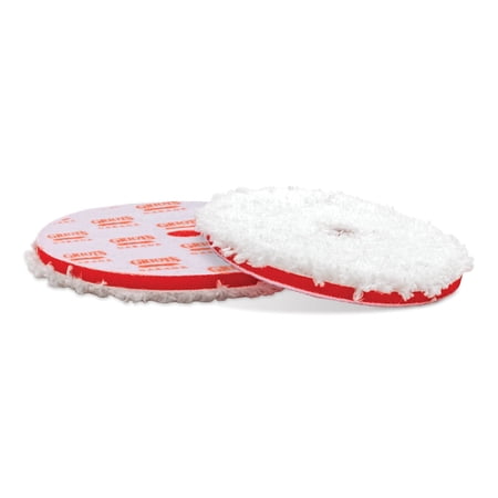 Griot's Garage BOSS 5.5” Microfiber Pads for Car Polishing and Detailing, Buffing Pads for Moderate and Severe Scratch Removal, Set of 2 C105