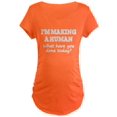 thumbnail image 1 of CafePress - I'm Making A Human Maternity T Shirt - Maternity Dark T-Shirt, 1 of 1