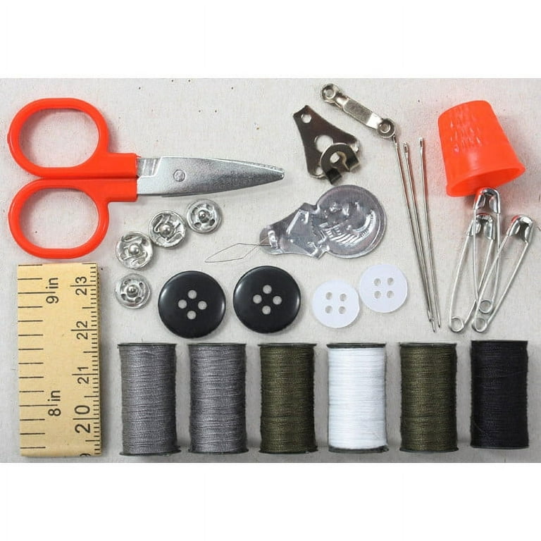Sewing Kit, TSV 126pcs Set XL Sewing Supplies with Case Includes Scissors,  Thimble, Thread, Needles, Tape Measure 