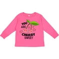 thumbnail image 3 of Inktastic You Are Cherry Sweet with Cherries and Hearts Boys or Girls Long Sleeve Toddler T-Shirt, 3 of 5