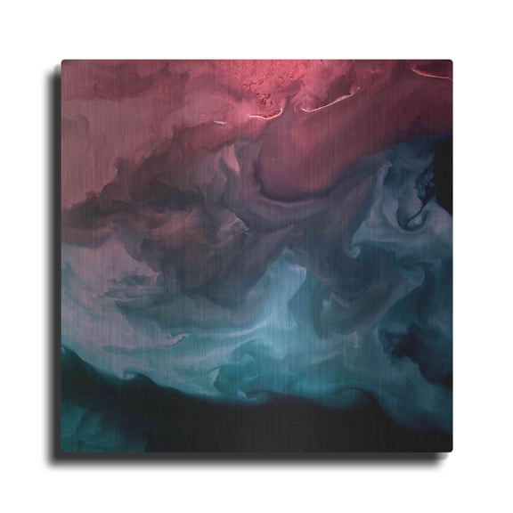 Luxe Metal Art 'Earth as Art: Serene Expressions,' Metal Wall Art, 36"x36"